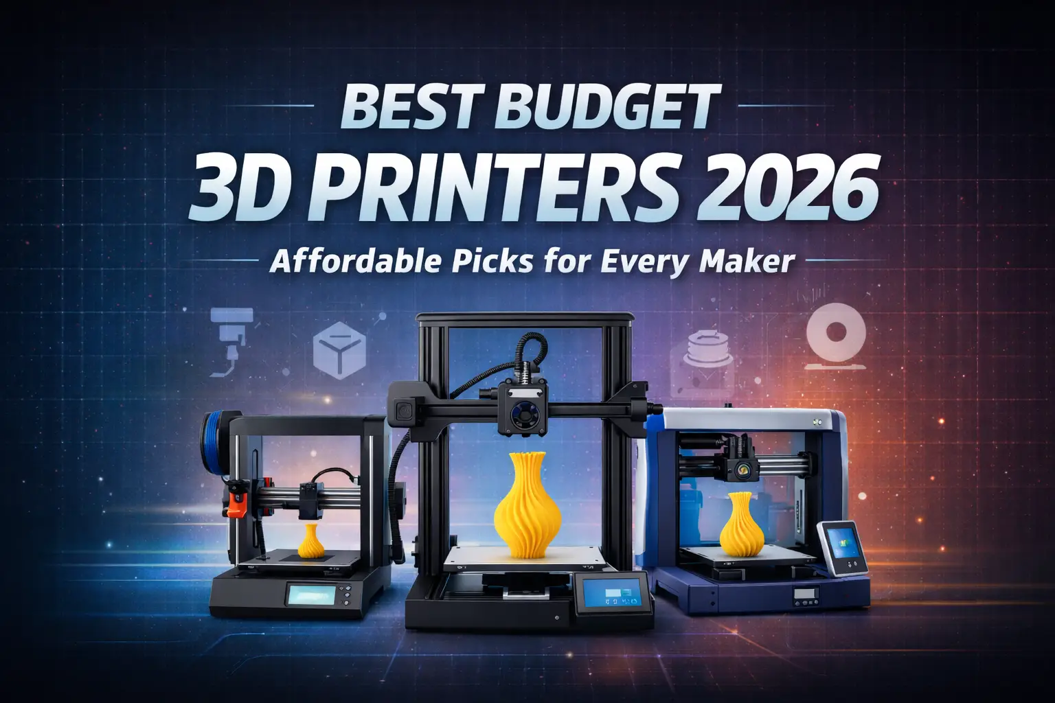 Best budget 3D printers 2026 featured image