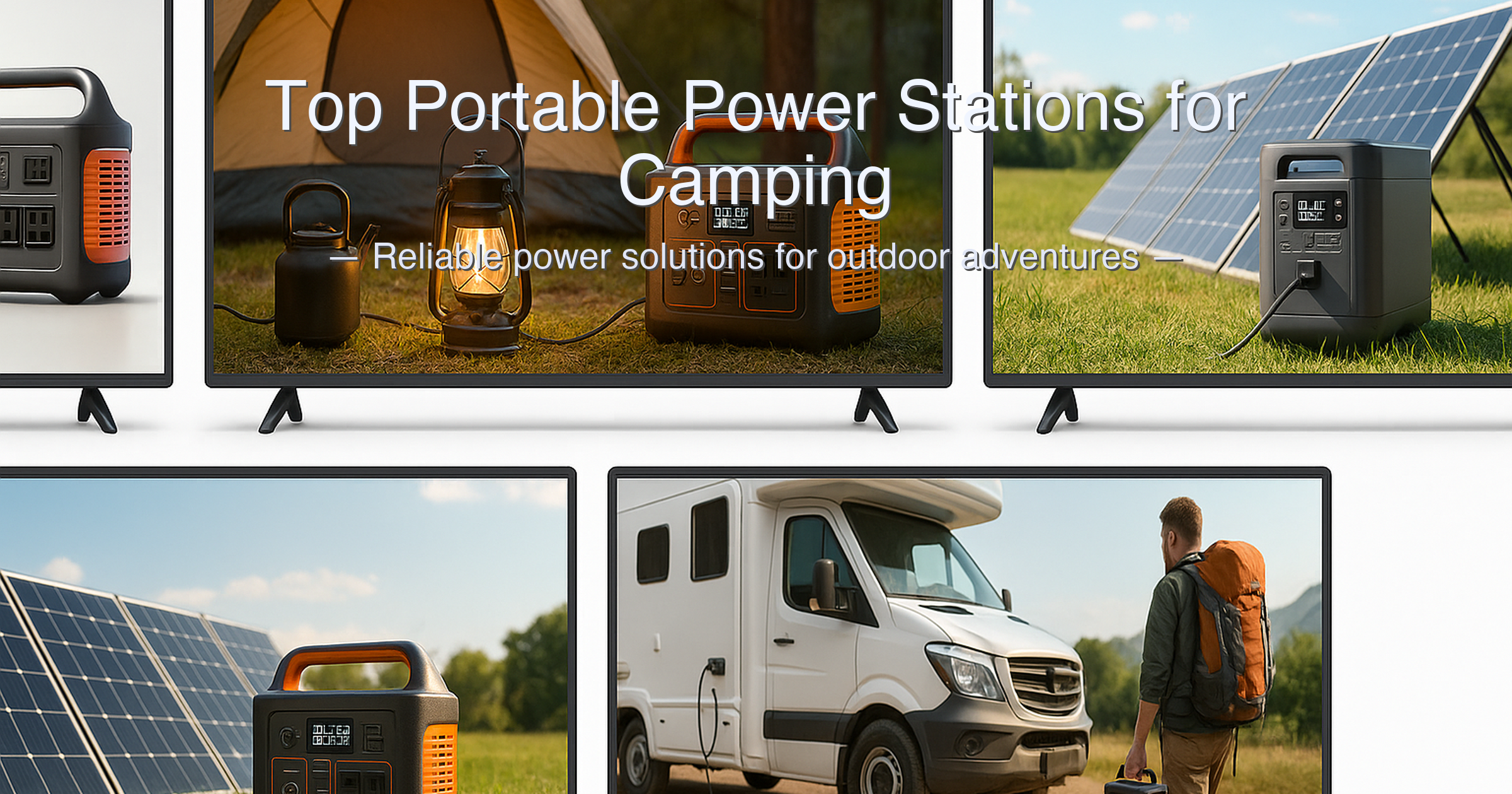Portable power station for camping, featuring top models for outdoor adventures.