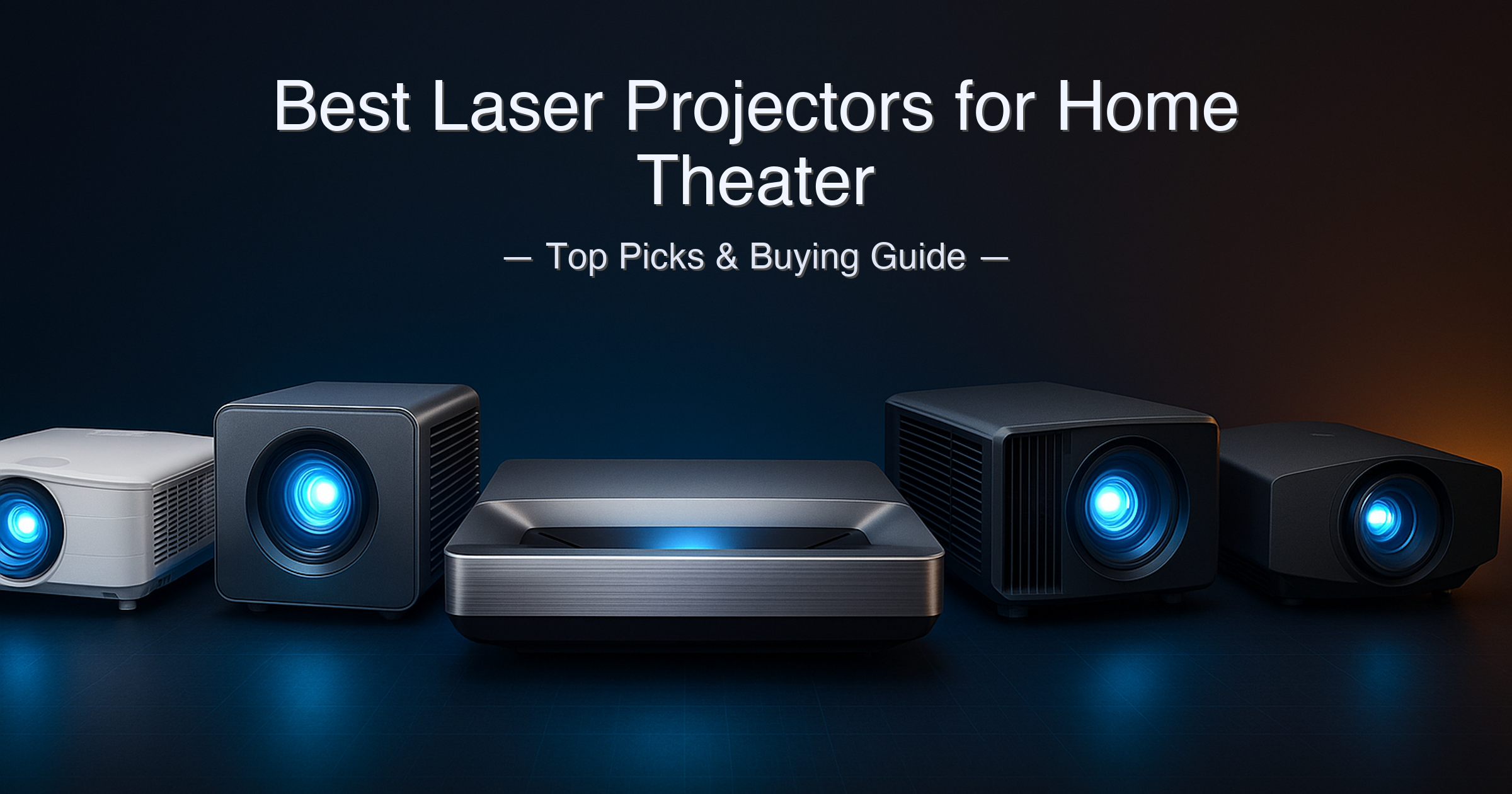 Best laser projector for home theater 2026 — Valerion VisionMaster Max, Hisense PX3-PRO, Sony VPL-XW5000ES, Valerion StreamMaster Plus2, and ViewSonic LS740HD compared