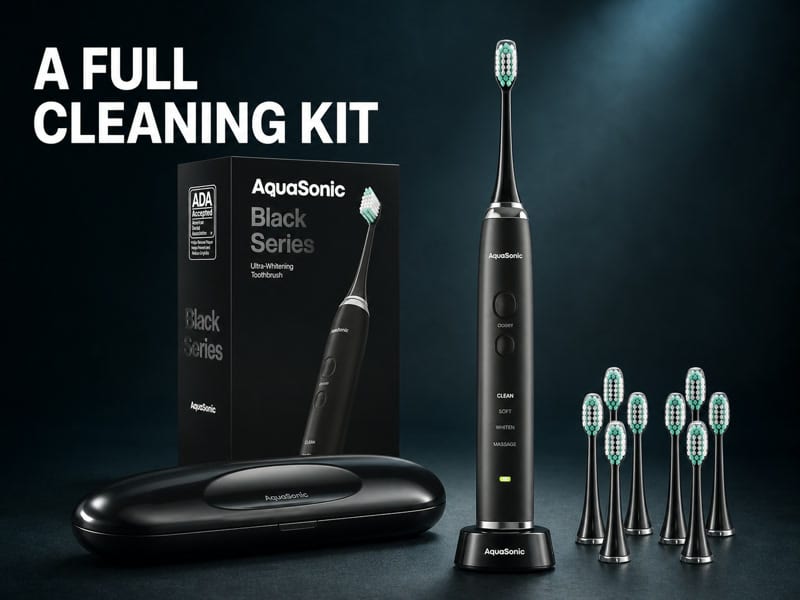 AquaSonic Black Series Electric Toothbrush