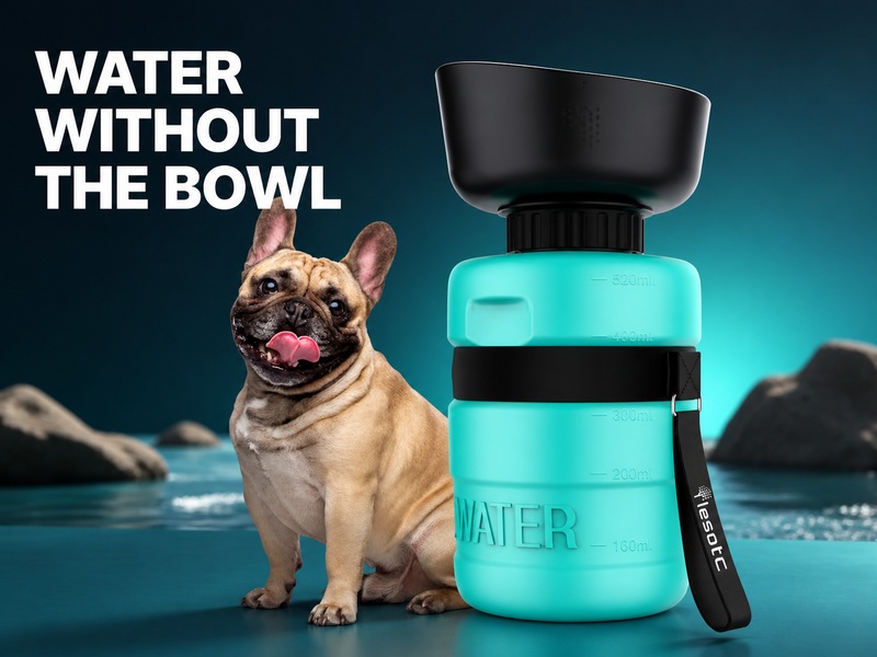 lesotc Portable Dog Water Bottle