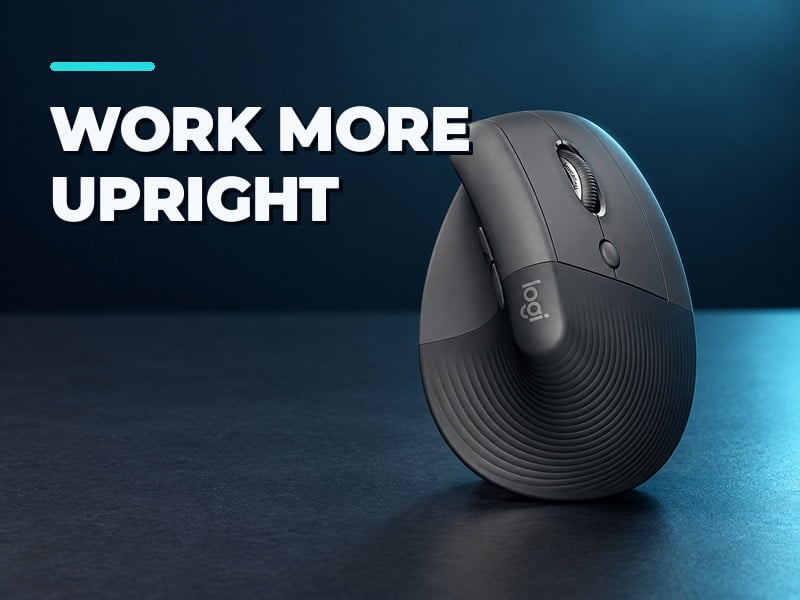 Logitech Lift Vertical Ergonomic Mouse