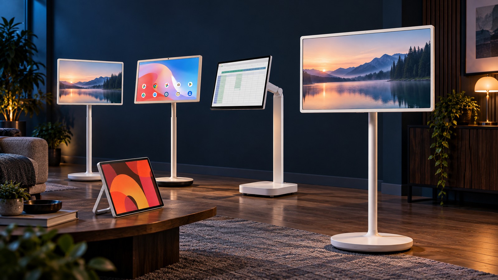 Portable smart screens: choose the way you move